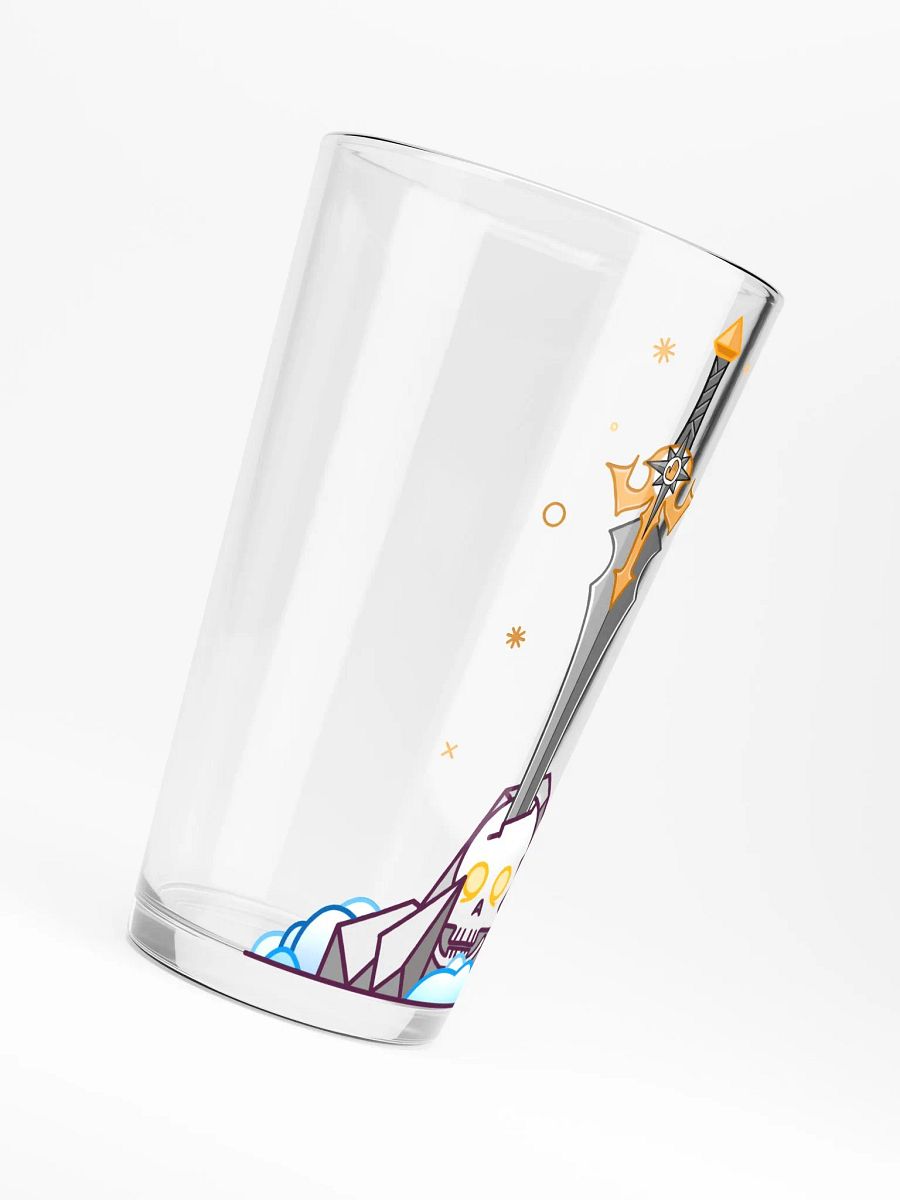 Sword in the Skull - Argent Variation - Pint Glass product image (6)