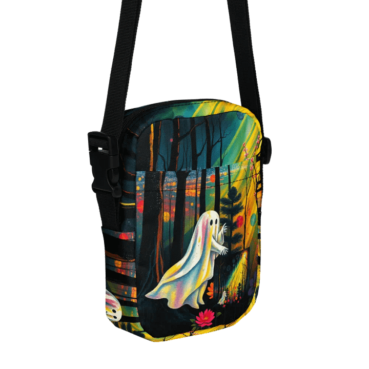 Whimsical Forest Ghost All-Over Print Crossbody Bag product image (1)