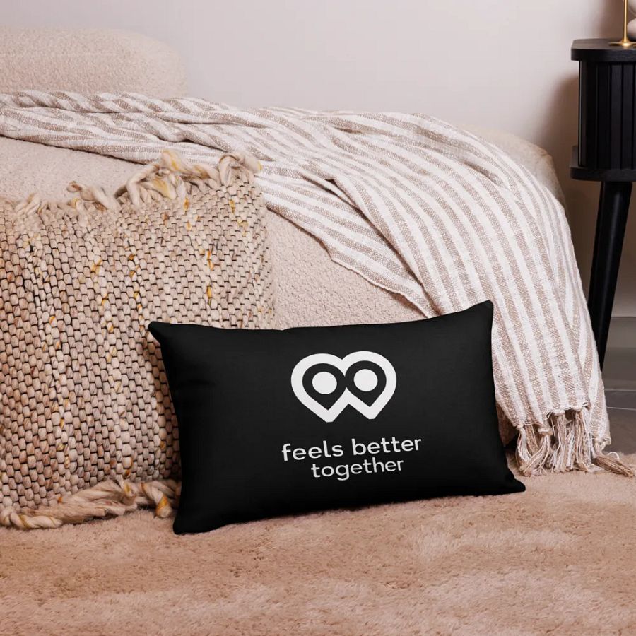 Feels Better Together Minimal Pillow Case product image (12)