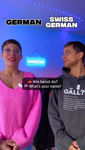 German vs Swiss German - Basic Questions compared 🙌

Learn Swiss German with me!! swissgermanbeginners.ch

#switzerland #schw...