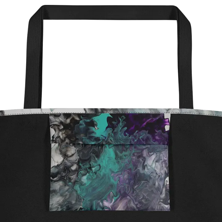 Acrylic Pour Printed Tote Bag - Original FCCA Design product image (2)