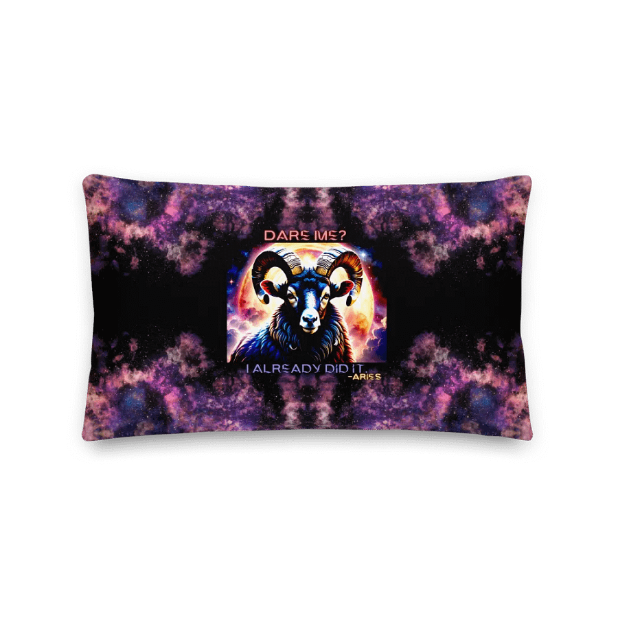 Aries 2025, Dare Me?, Pillow product image (2)