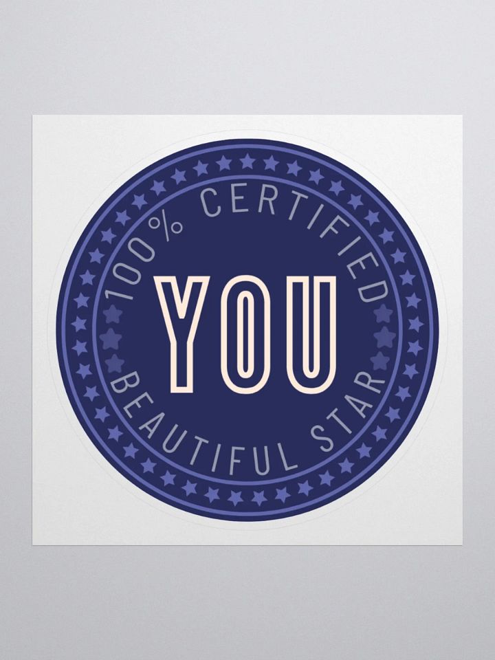 Certified Star -sticker product image (1)