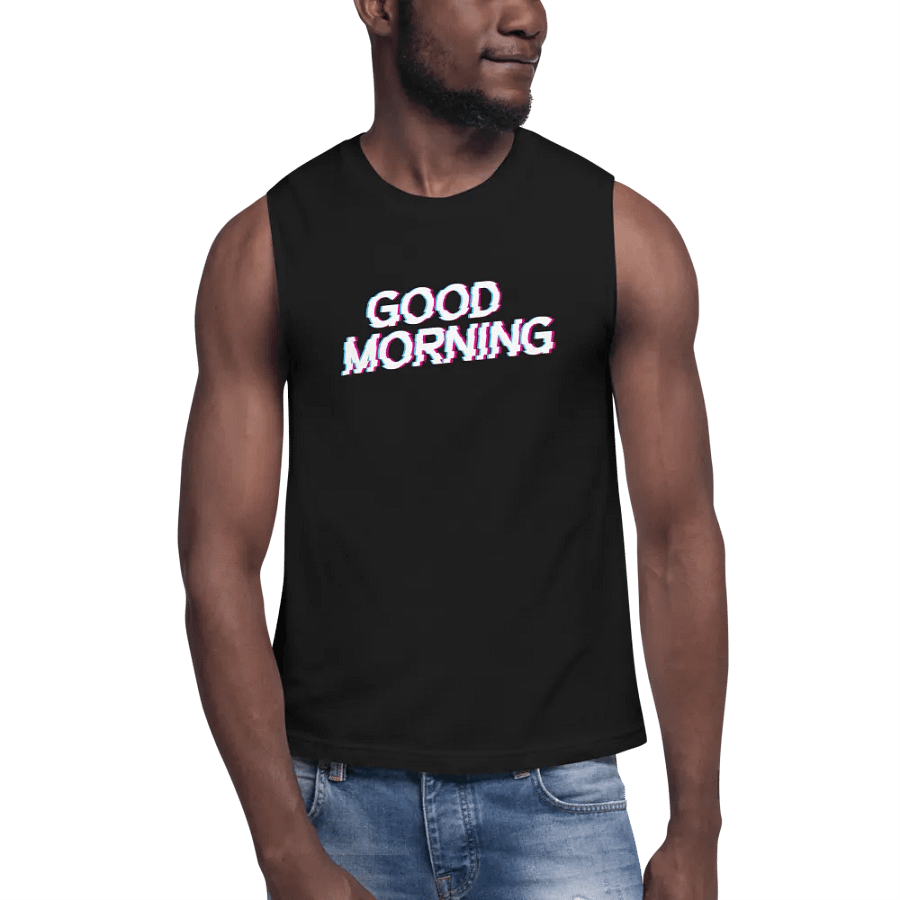 Good Morning Muscle Tank product image (6)