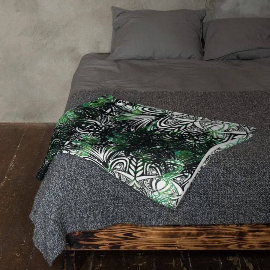 Foliage Fantasy Throw Blanket product image (11)