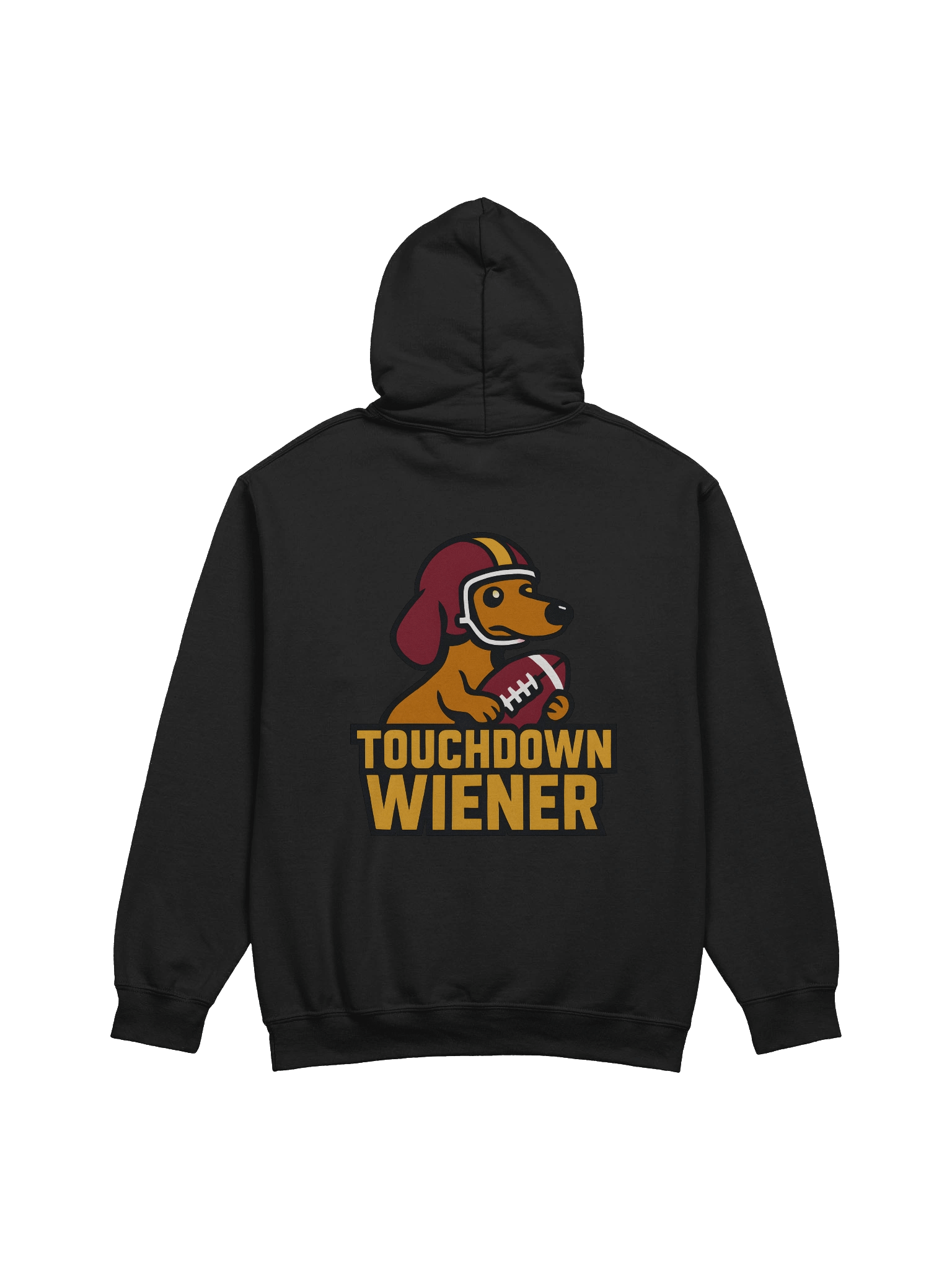 Touchdown Wiener Hoodie – Funny Football Dachshund Gift for Sports Fans product image (4)
