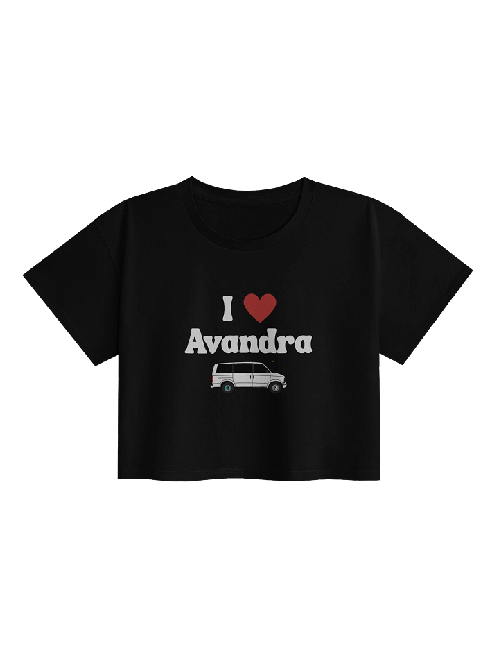 I <3 Avandra cropped tee (black) product image (1)