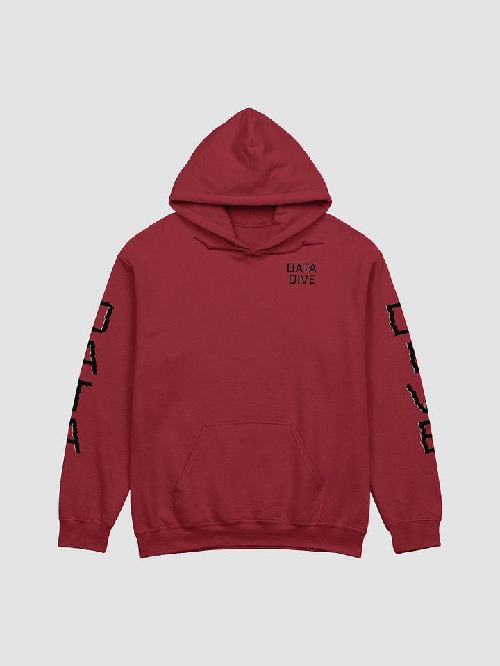 Black Print Data Dive Hoodie (Color Set 2, ships from US) product image (1)