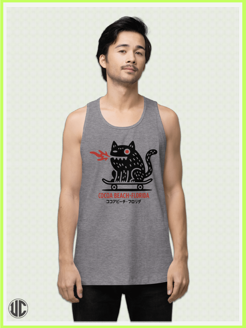 Cocoa Beach Skater – Men’s Tank Top product image (2)