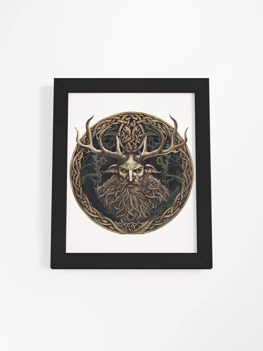 Cernunnos - The Celtic Horned God Framed High-Quality Matte Poster product image (5)