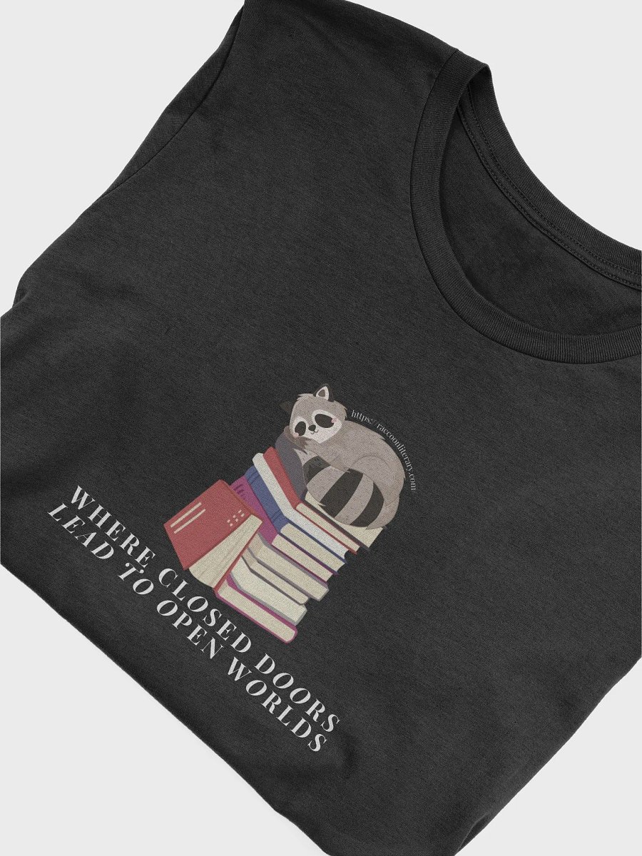 Dreamy Raccoon Bookstack T-Shirt product image (9)