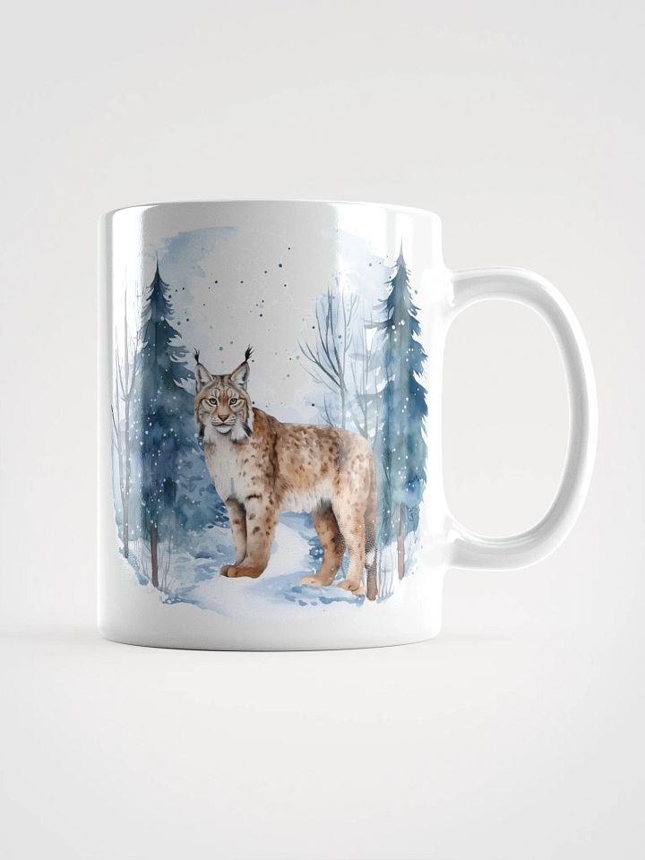 Lynx Snowfall In The Forest Mug product image (1)