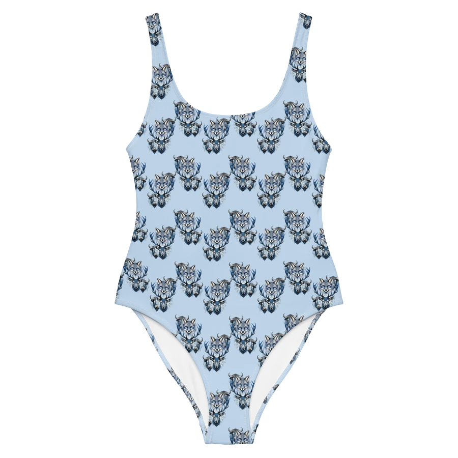 Vixen, Stag, and Bulls In Blue one-piece women's swimsuit product image (15)