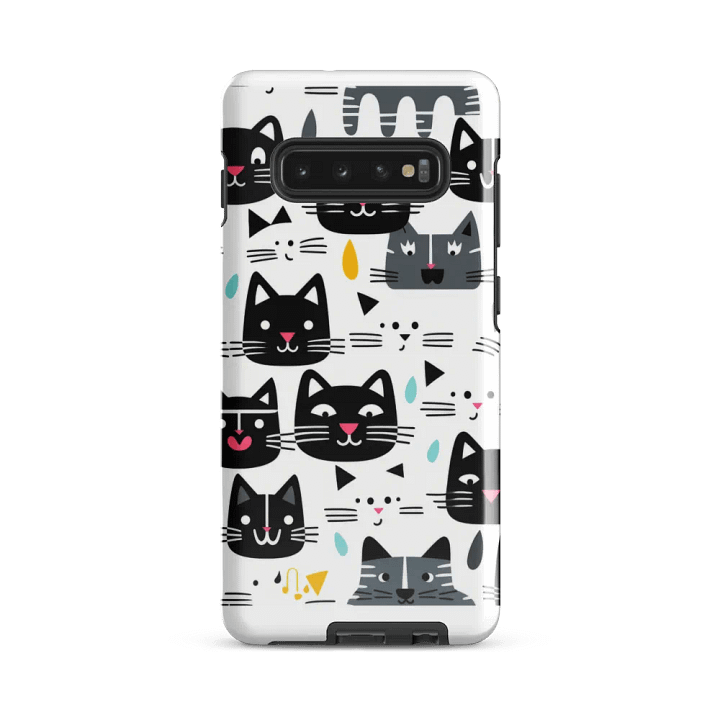 Chinee and Vashee Cat Faces Tough Samsung case product image (47)