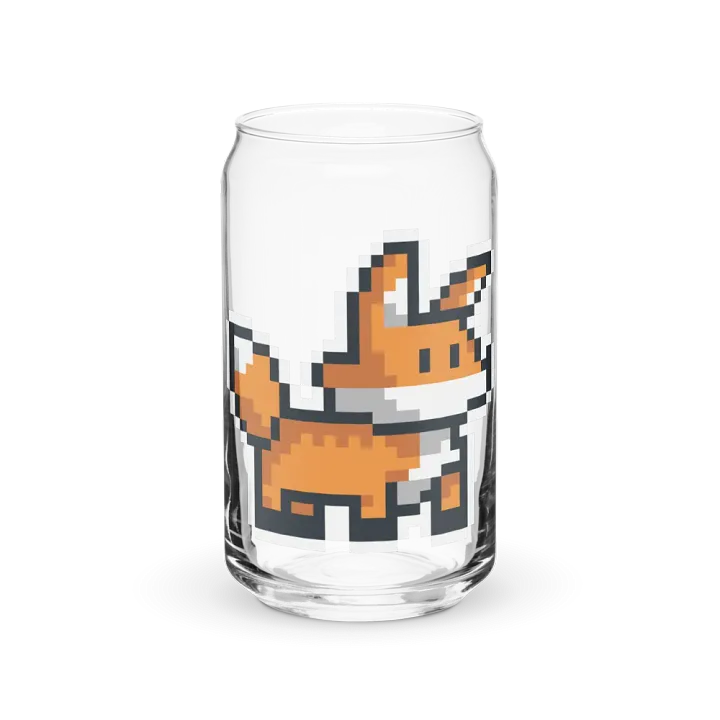 Geometric Fox Can-Shaped Glass product image (2)