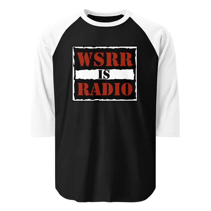 WSRR IS RADIO Baseball Tee product image (1)
