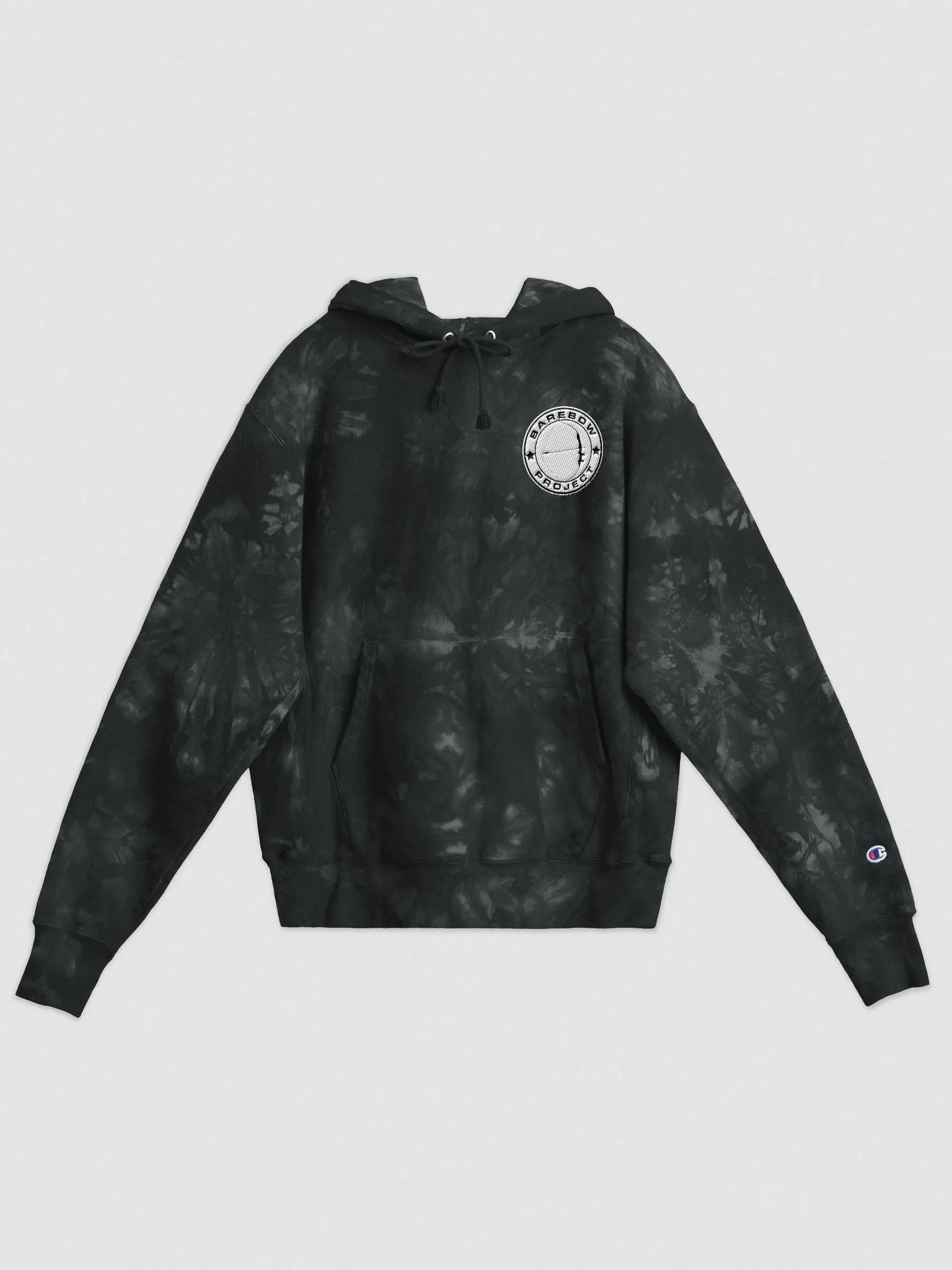 Champion White Patch Hoodie product image (3)