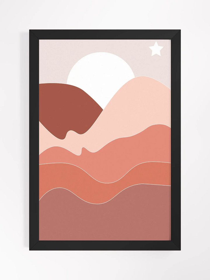 Sunset Hills Framed Poster product image (6)