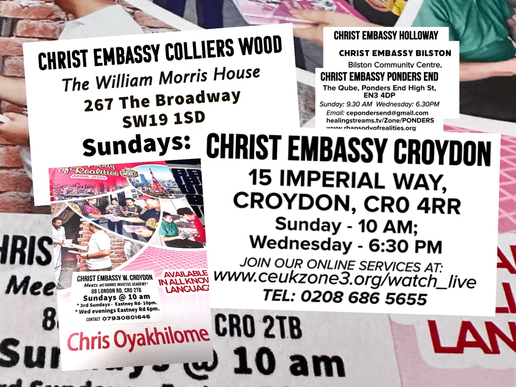 Self-Collect B n W Sticky Labels product image (2)