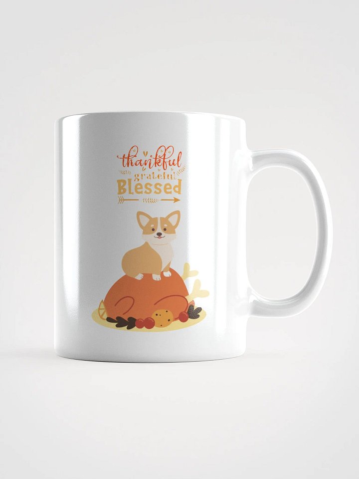 Autumn Corgi Thanksgiving Mug product image (1)