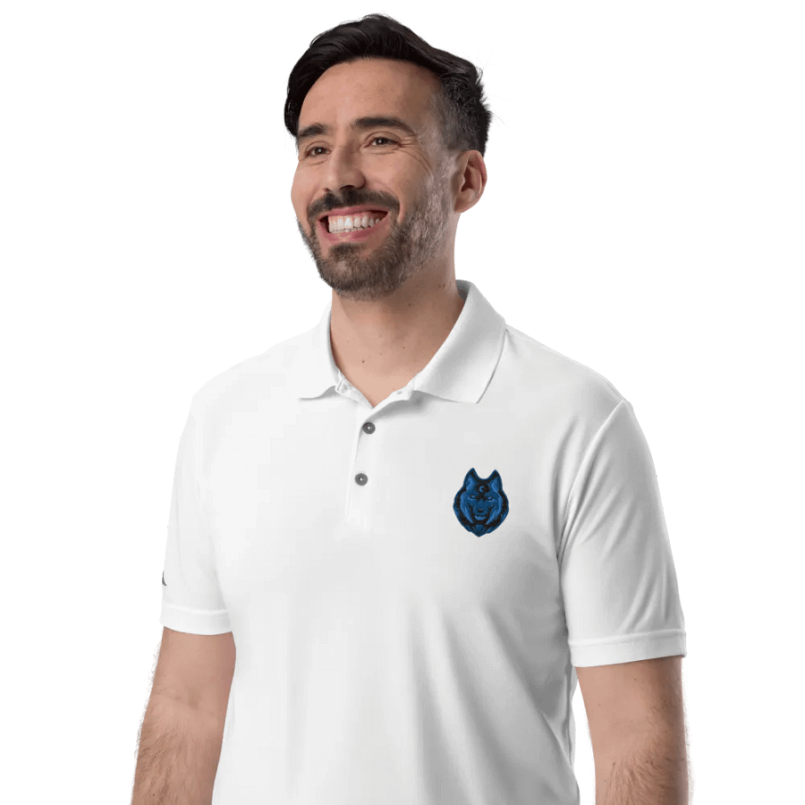 Alpha Wolf Performance Adidas Polo product image (5)