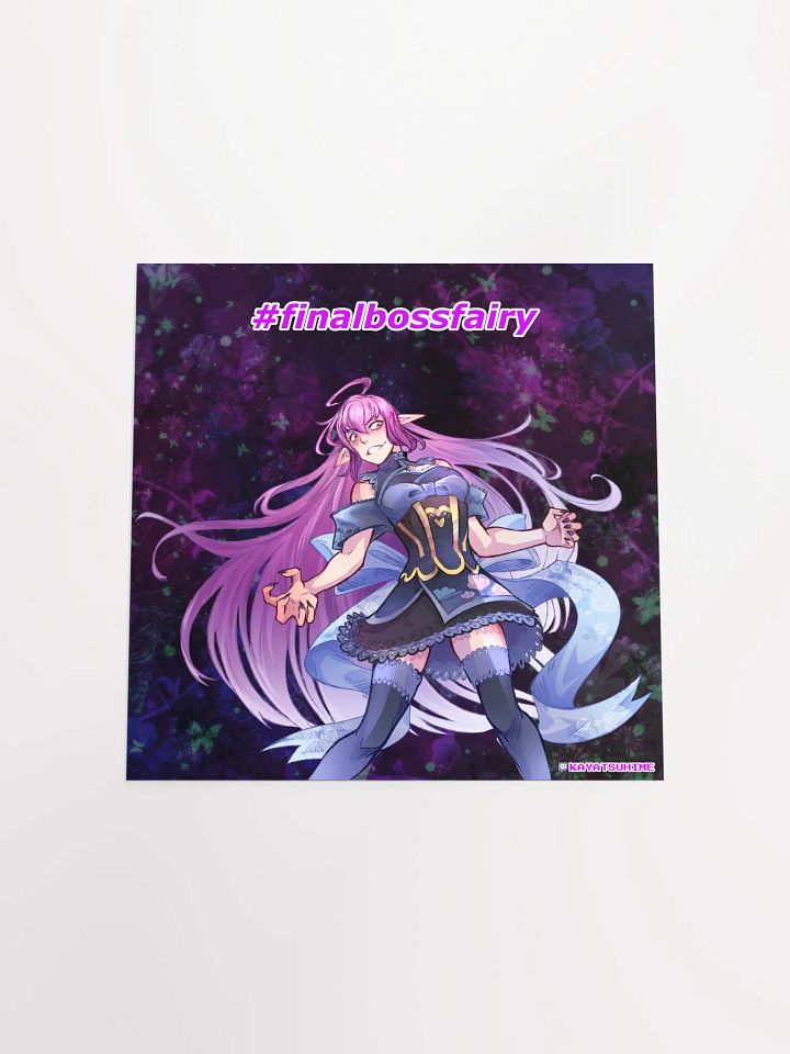 #finalbossfairy Square Poster product image (2)