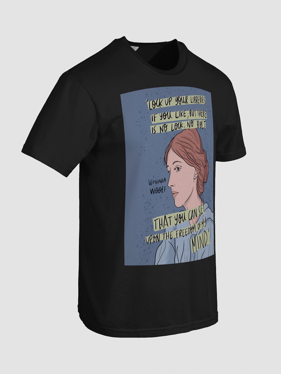 Virginia Woolf Freedom Quote Illustrated T-Shirt product image (89)
