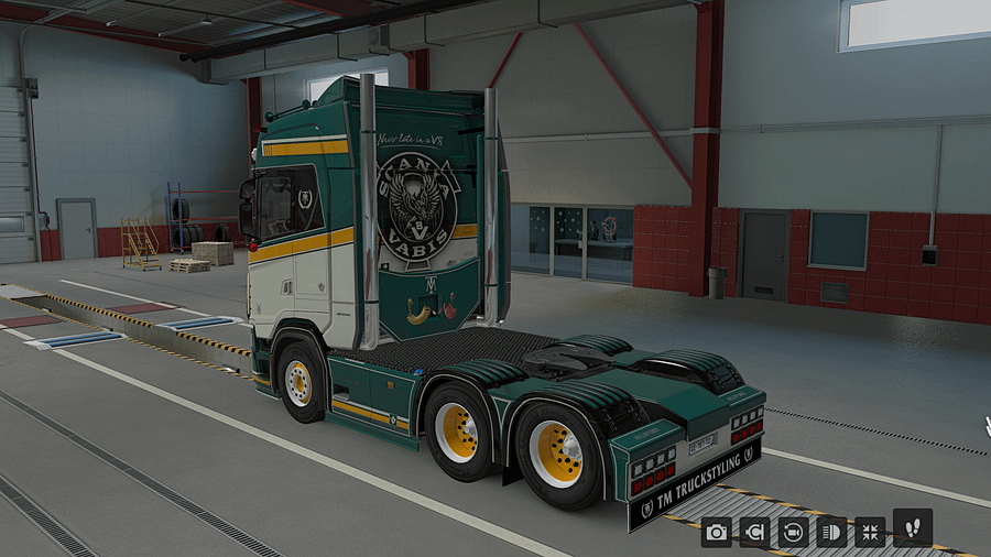 ETS2 TM Scania PGRS (SCS & Eugene) + FREE Trailers - Multicolor Skin Pack (Paintjob only) product image (4)