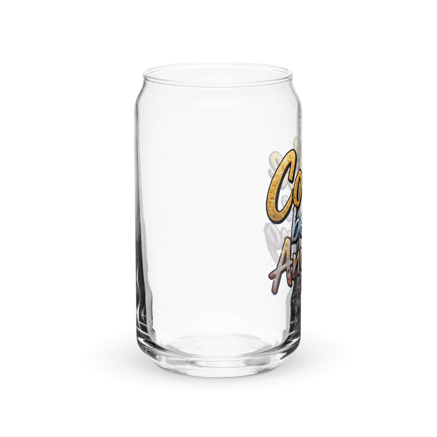 Glittery Coffee Before Anything Can-Shaped Glass product image (8)
