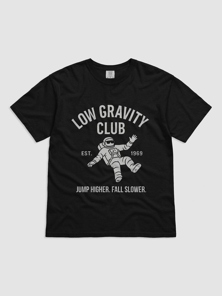 Low Gravity Club T-Shirt – Retro Astronaut Space Tee | Moon Landing 1969 Shirt product image (1)
