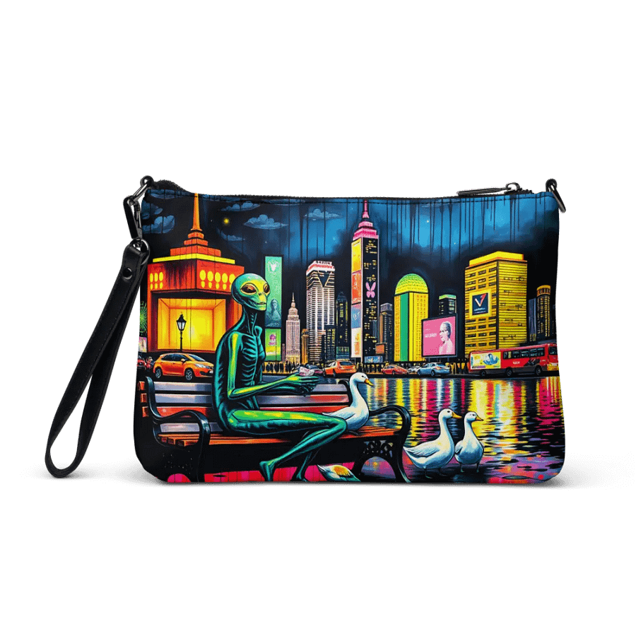 Neon Nights All-Over Print Crossbody Bag product image (3)