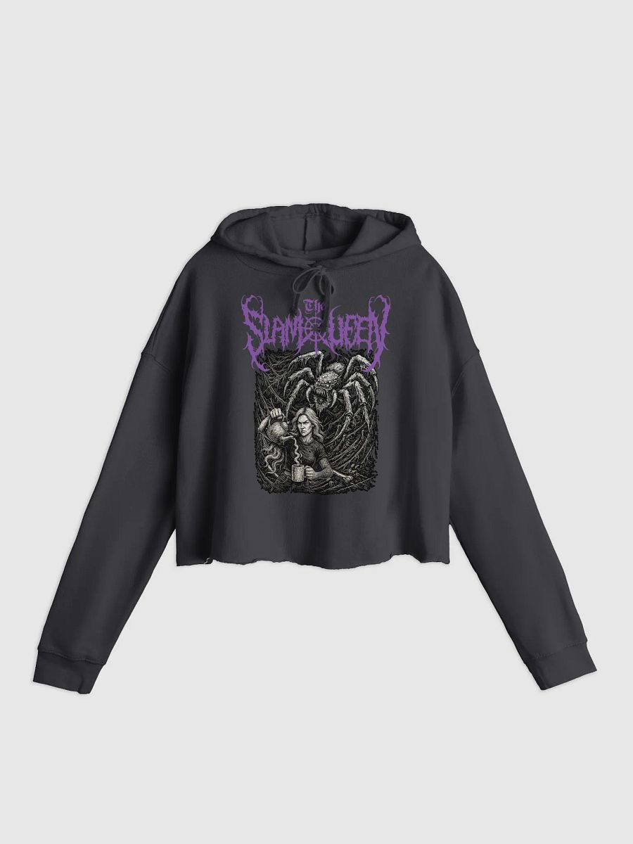 The Slam Queen Death Metal Cropped Hoodie product image (1)