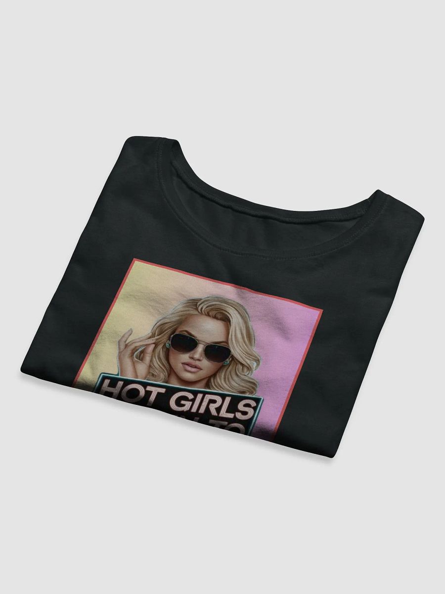 "HOT GIRLS LISTEN TO EDM" crop tee product image (8)