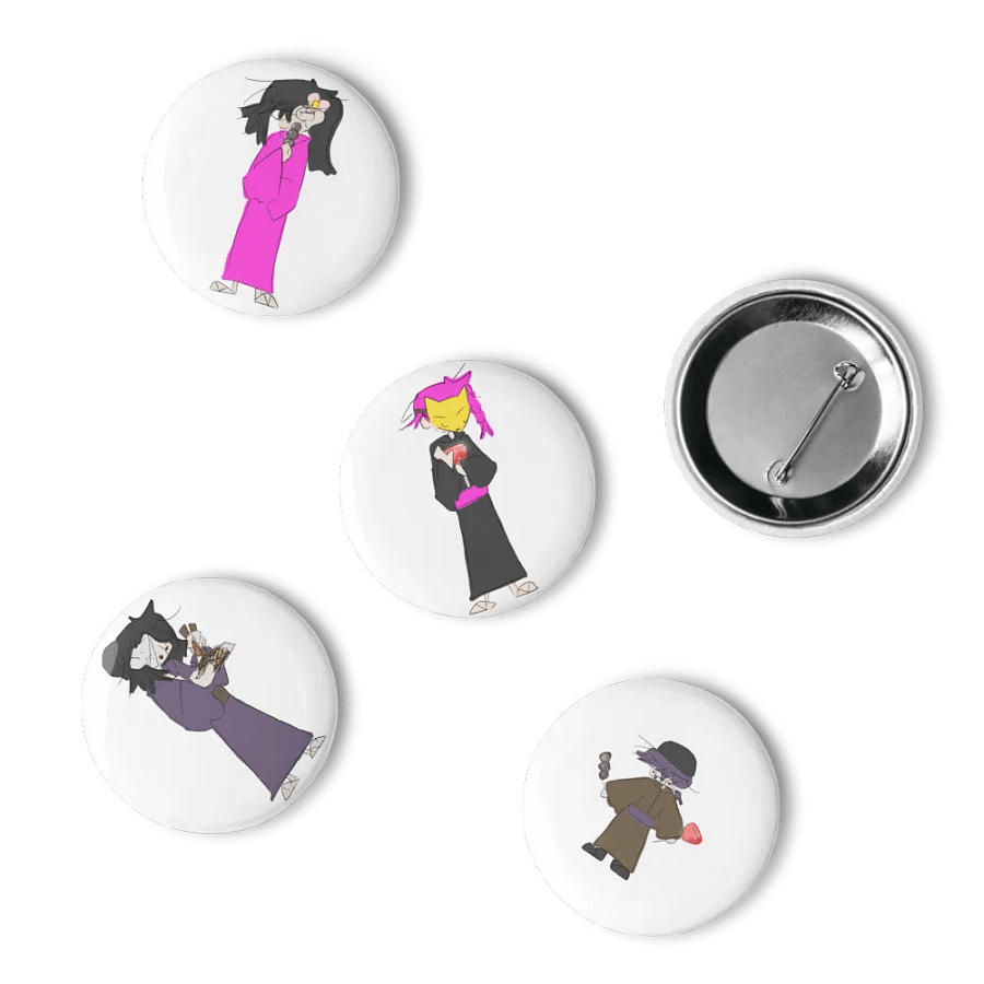 Moon Savers pin buttons August product image (10)
