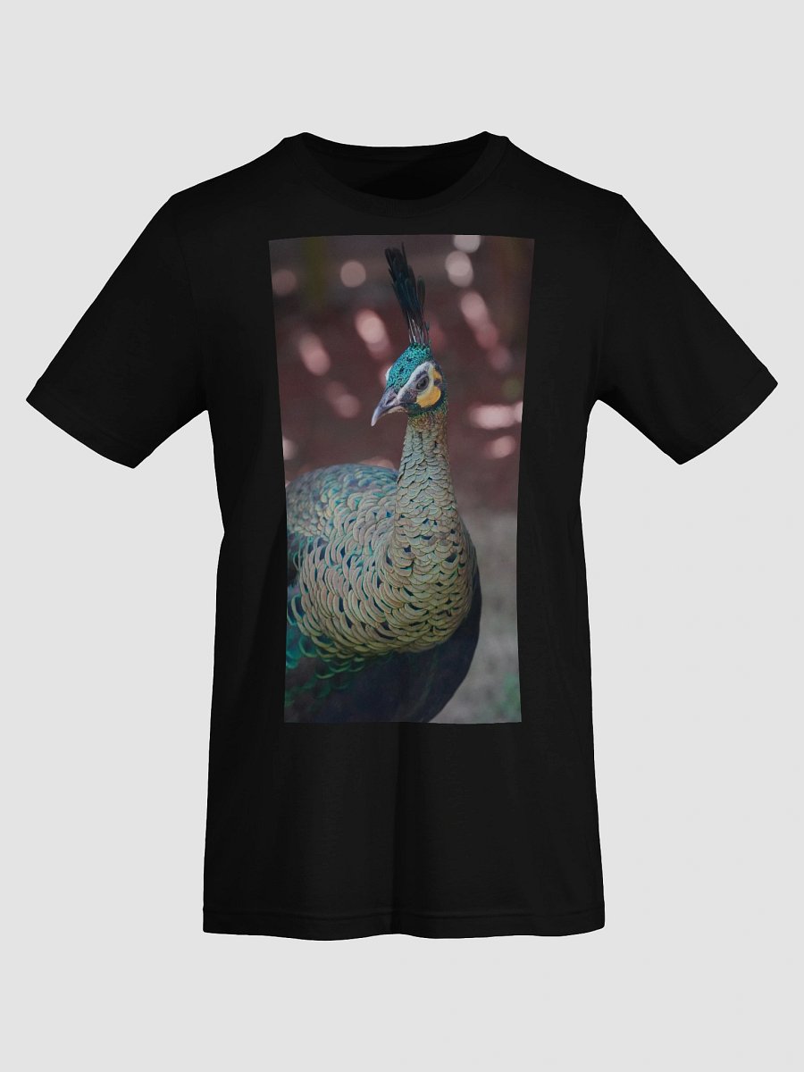 Iridescent Peafowl Feathered T-Shirt product image (7)