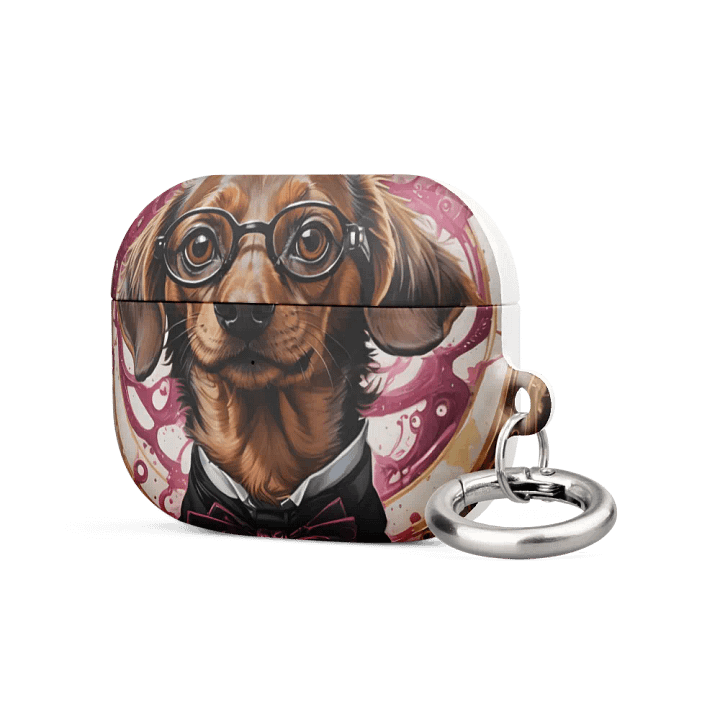 Whimsical Dapper Dachshund Steampunk AirPods® Case product image (9)