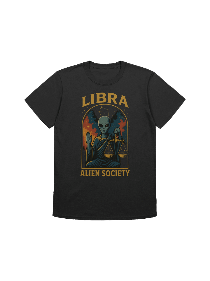 Celestial Libra Alien T-Shirt product image (1)