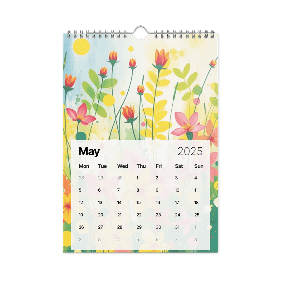 ART ABSTRACT WALL CALENDAR 2026 product image (10)