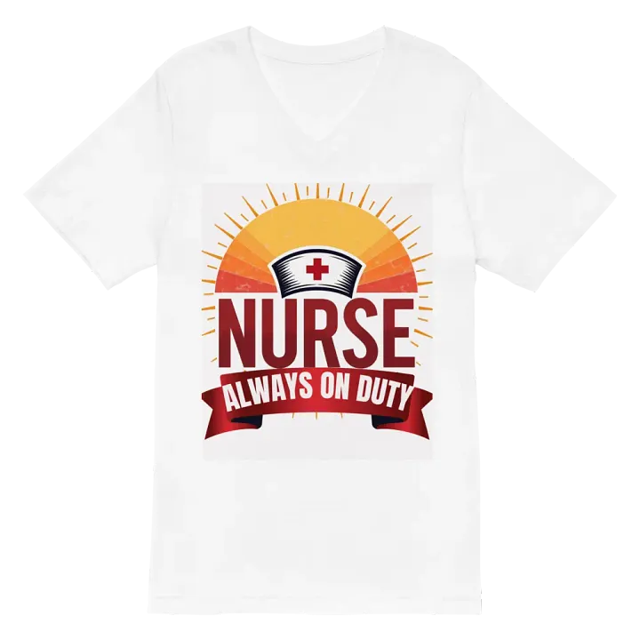 Sunburst Nurse Always On Duty V-neck tee product image (2)