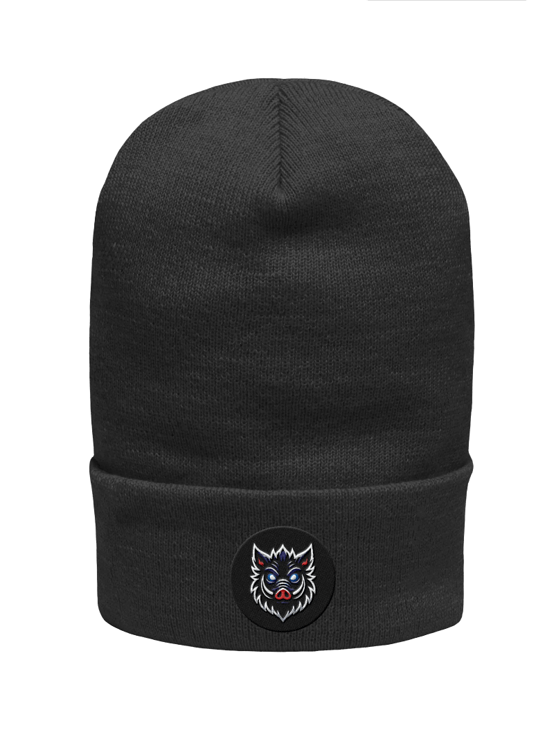 Glowing Boar Cuffed Beanie