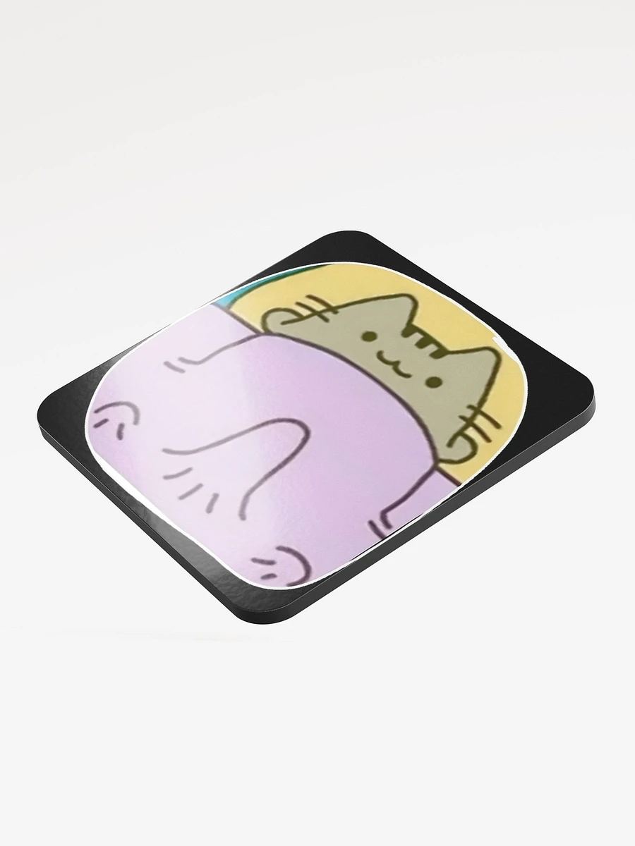 Glossed Cork Coaster: Meme Cats product image (3)