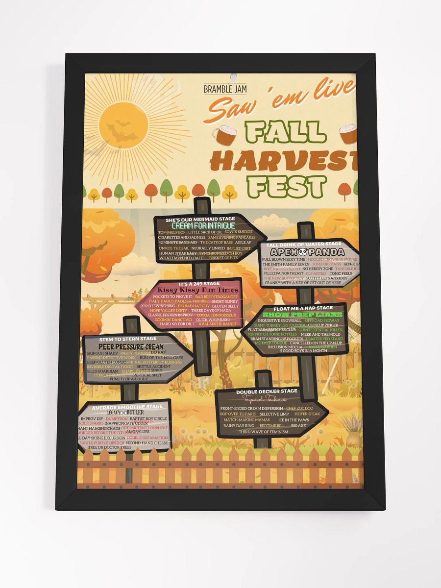 Saw 'Em Live - Fall Poster product image (4)