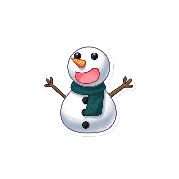 Happy Snowman Magnet product image (2)