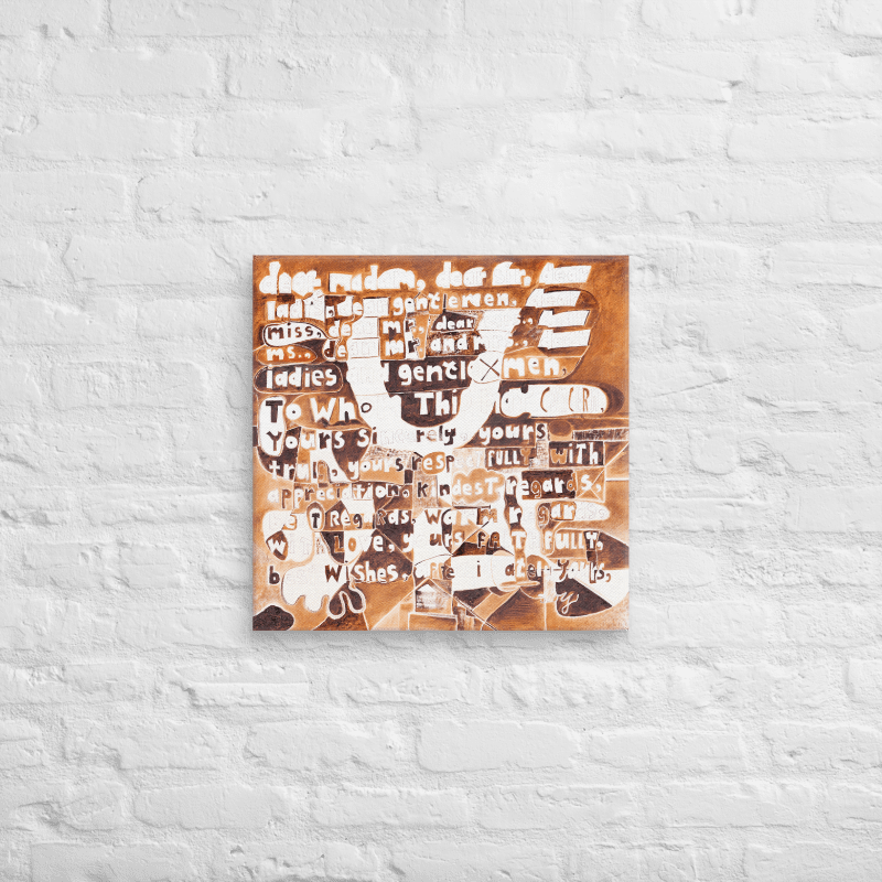 Beginnings & Endings on Canvas (32" x 32") product image (2)