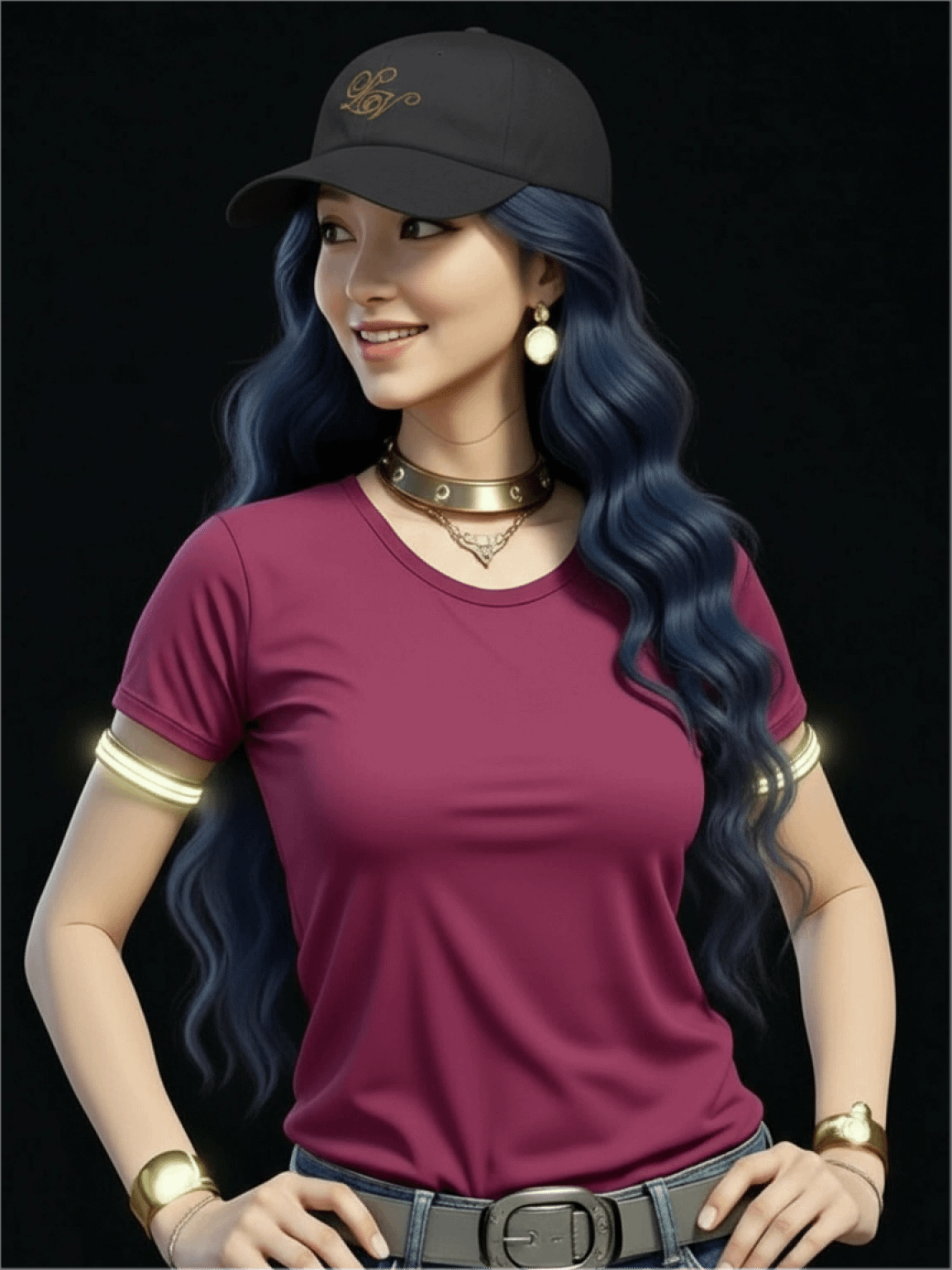 LV level up Exclusive Embroidered luxury dad hat Embroidered baseball cap three winning colors product image (1)