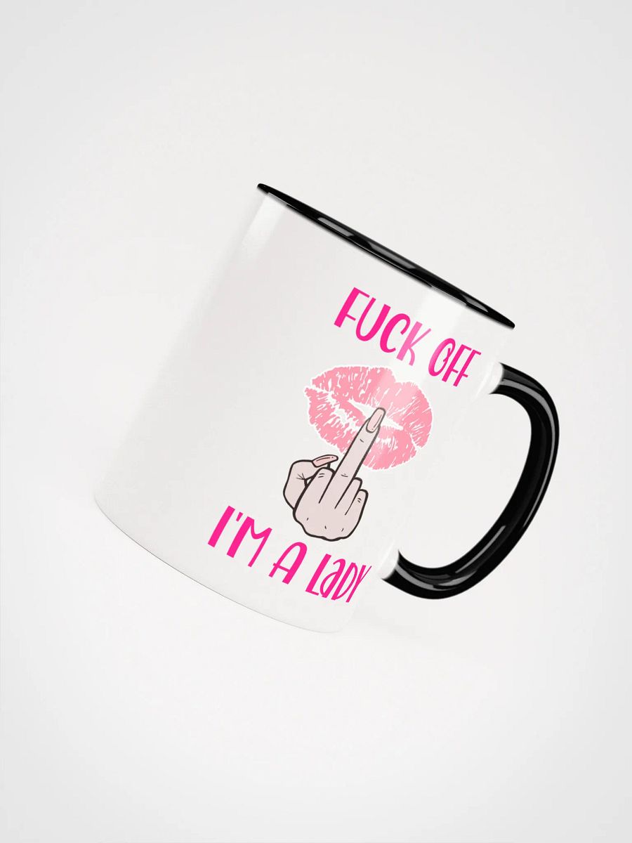 Fuck Off I'm A Lady (Lighter Skin Tone Variation) Accent Mug product image (10)