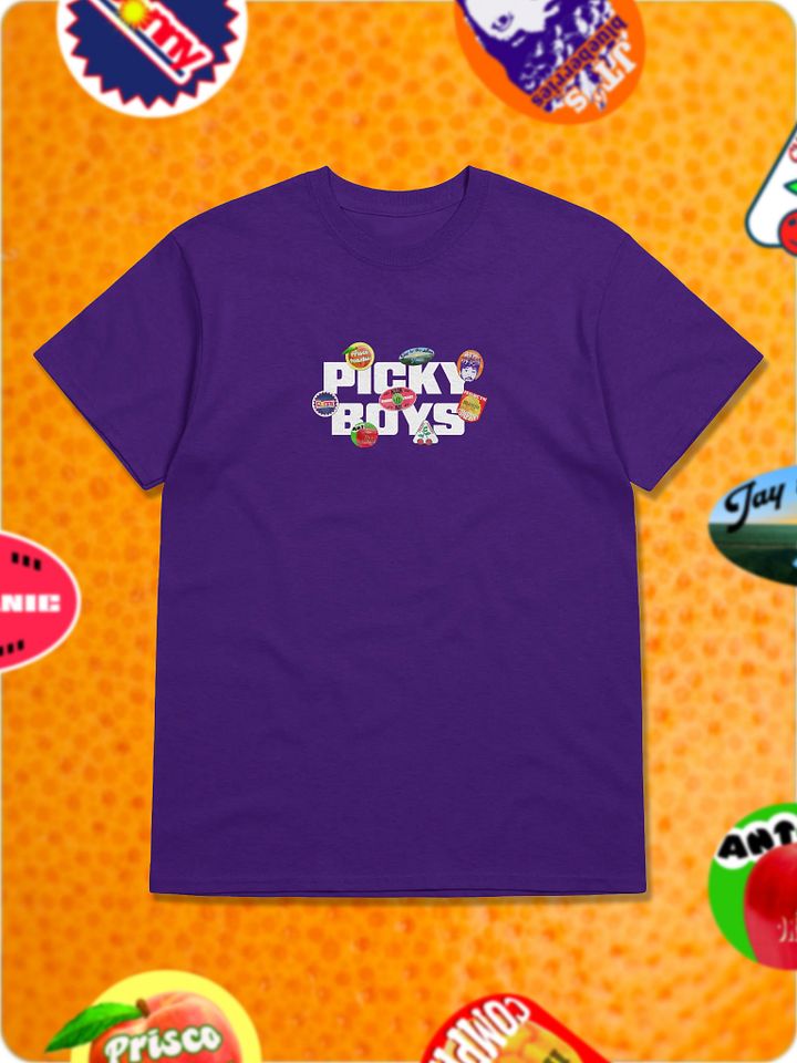 Fruit Stickers T-Shirt (7 Colors) product image (1)