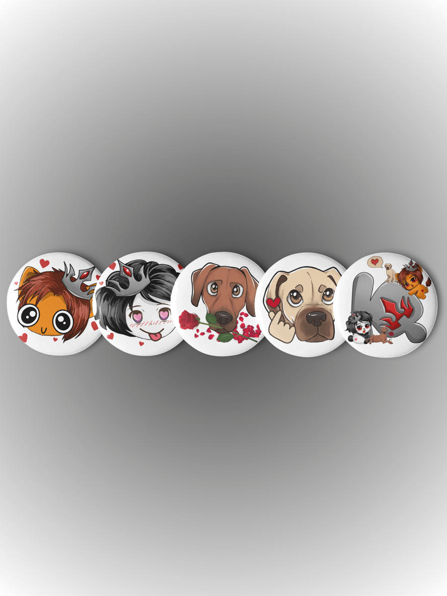Set of 5 Pins (Valentine collection 2025) product image (1)