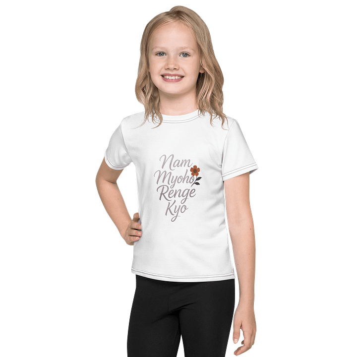 Kids T-Shirt - Nichiren Buddhism Sacred Mantra for Young Practitioners product image (1)