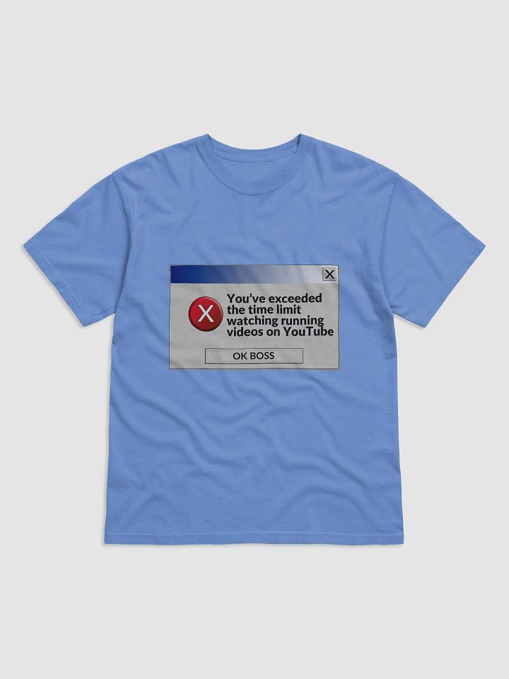 YouTube Time Limit Exceeded Tee product image (10)